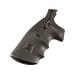 Hogue S&W N Frame Square Butt Grip Finger Grooves Smooth G10 - G-Mascus Black/Grey 29167