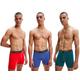 Calvin Klein Men's Boxer Brief 3PK, Maya Blue/Grape/Rustic RED W.BLK WB, S