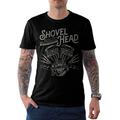 Rebel on Wheels Men's Shovel Head T-Shirt - Black - XXXXX-Large