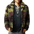 HOLEVSTY Autumn Men Hooded Wool Cardigan Sweater Jumper Winter Fashion Patchwork Knit Outwear Coat Sweater with Pocket D 2XL