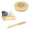 Gold Washington State Cougars Desk Gift Set