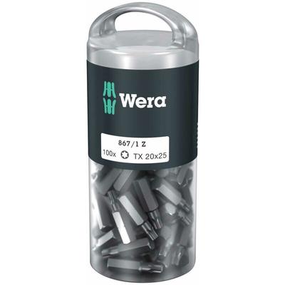 Wera - Bit 1/4' DIN3126E 6,3 torx T20x25mm 100er-Pack