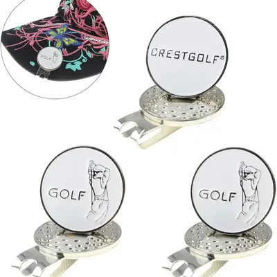 Clips de casquette de golf magnétiques marqueurs de balle de golf clip de chapeau accessoires