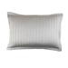 Ann Gish Quilted Channel Pillow Silk/Down/Feather in Gray | 14 H x 20 W x 4 D in | Wayfair PWNQ2014-SIL