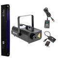 American DJ Tank Fog Machine 2.75' x 0.83', 20" High Stage Package | 20 H x 10 W in | Wayfair VF1300 + BLACK-24BLB