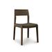 Copeland Furniture Iso Microsuede Side Chair Wood/Upholstered in Brown | 32.5 H x 18.375 W x 21.25 D in | Wayfair 8-ISO-40-77-Heritage Char