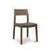 Copeland Furniture Iso Microsuede Side Chair Fabric in Gray/Brown | 32.5 H x 18.375 W x 21.25 D in | Wayfair 8-ISO-40-78-Slate(M10245)