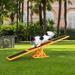 PawHut Wooden Dog Agility Seesaw for Training & Exercise Platform Equipment 71" L x 12" W x 12" H | 12 H x 12 W x 11.75 D in | Wayfair D03-001