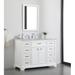 Andover Mills™ Rossi 48" Single Bathroom Vanity Set Wood/Marble in White | 35 H x 48 W x 21.5 D in | Wayfair F630B1261D2F4EA5B8D4220F64EAFF49