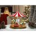 Mr. Christmas 12" Animated Very Merry Carousel Plastic | 11.5 H x 11.8 W x 11.8 D in | Wayfair 27611-1