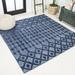 Blue/Navy 63 x 0.43 in Area Rug - Union Rustic Adalbern Moroccan Blue Indoor/Outdoor Area Rug Polypropylene | 63 W x 0.43 D in | Wayfair