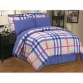 Gracie Oaks Deuno Blue/Beige/Red/White Reversible Comforter Set Down/ in Blue/Red/White | King Comforter + 7 Additional Pieces | Wayfair