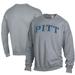 Men's ComfortWash Gray Pitt Panthers Garment Dyed Fleece Crewneck Pullover Sweatshirt