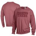 Men's ComfortWash Maroon Texas Southern Tigers Garment Dyed Fleece Crewneck Pullover Sweatshirt