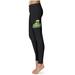 Women's Black Norfolk State Spartans Thigh Logo Yoga Leggings