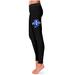 Women's Black Indiana State Sycamores Plus Size Thigh Logo Yoga Leggings