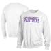 Men's ComfortWash White High Point Panthers Garment Dyed Fleece Crewneck Pullover Sweatshirt