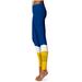 Women's Blue Rochester Yellow Jackets Plus Size Color Block Yoga Leggings