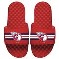 Men's ISlide Red Cleveland Guardians Stripe Slide Sandals