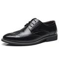 Mens Brogues Classic Oxfords Dress Shoes Formal Business Brogues Derby Lace Up Shoes for Men Black UK 9