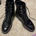 Michael Kors Shoes | Michael Kors Combat Boots Size 10 | Color: Black | Size: 10