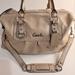 Coach Bags | Coach Ashley Patent Leather Beige Satchel | Color: Cream/Tan | Size: Large