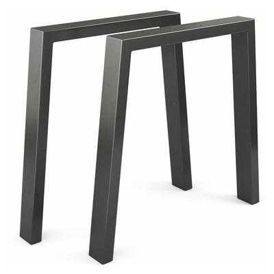 Tischbeine , Schwarz, 75 x 72 cm U-förmig Vicco Image