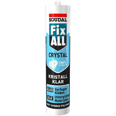 Soudal Fix All Crystal kristallklar 290ml Dichtstoff Kleber Klebstoff Universal