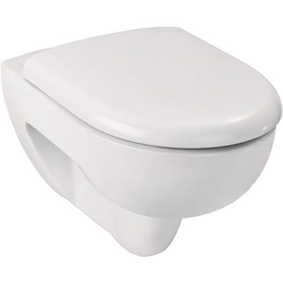 WC-Sitz Exclusive Nr. 2, aus antibakteriellem Duroplast, mit Absenkautomatik, Weiß, Duroplast weiß