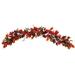 6' Autumn Maple Leaves, Berry and Pinecones Fall Artificial Garland - 72