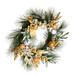 The Holiday Aisle® 24" PVC & PE Blend Wreath in Green | 5 H x 24 W x 24 D in | Wayfair 3DB7DF2A86954FA8A48B47C456C68F63