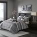 Zipcode Design™ Kolar 6 Piece Reversible Jacquard Quilt Set w/ Throw Pillows Microfiber in Gray | Wayfair FC4129BE0A694B94A6C3FA27295619E1