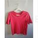 Athleta Tops | Athleta Crew Neck Short Sleeve Compression Top Size M | Color: Red | Size: M