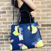 Kate Spade Bags | Navy And Lemon Kate Spade With Carry Handles And Shoulder Strap. | Color: Blue/Yellow | Size: Os