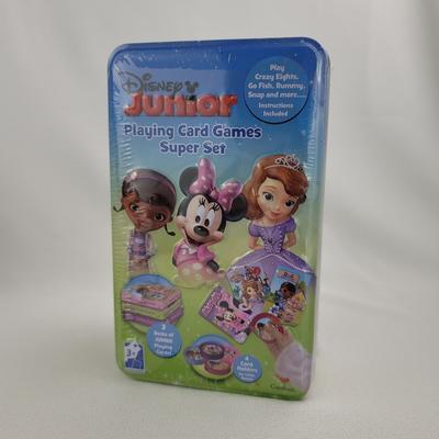 Disney Toys | Disney Junior Playing Cards Games Super Set | Color: Brown | Size: Osg