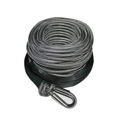 Bulldog Winch AR Synthetic Winch Line 9mm x 100ft 6 to 8K Grey 20200