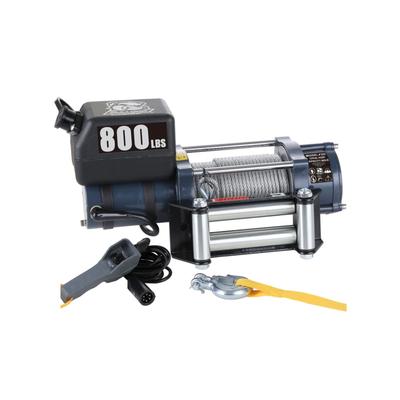 Bulldog Winch Hoist 800 lb 12vDC Wire Rope Black 1...