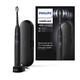 Philips Sonicare ProtectiveClean 4300 - Sonic Electric Toothbrush with W2 Optimal White Toothbrush Head, Travel Case and Charger, in Black (Model HX6800/87)