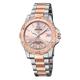 JAGUAR Women's Watch Model J871/4 from The Woman Collection, 34 mm Pink Case with Steel Bronze Strap