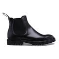 Cheaney Women's Handcrafted Cleo Chelsea Boot in Black Calf Leather 4.5 Medium