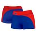 Women's Royal/Red Louisiana Tech Bulldogs Curve Side Shorties