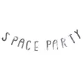 Papiergirlande Space Party, 2 Meter