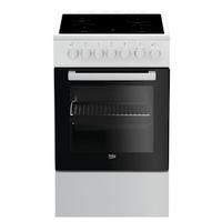 Beko FSM57100GW Küchenherd Freistehender Kocher Keramik Schwarz, Weiß