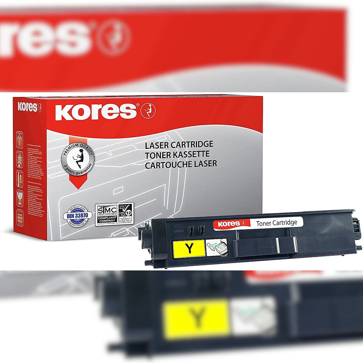 Kores Toner G1243RBG ersetzt brother TN-325Y, gelb Image