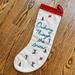 Anthropologie Holiday | Anthropologie Dashing Through The Snow Christmas Holiday Stocking | Color: Cream | Size: 22.5” X 10”