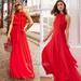 Anthropologie Dresses | Anthropologie Sachin & Babi Bow Maxi | Color: Red | Size: 0