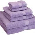 Egyptian Cotton Bath Towel Set Six Piece Set, Six Piece Set, Lavender