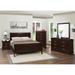 Graffenstaden Cappuccino 3-piece Sleigh Bedroom Set with 2 Nightstands