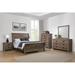 Branson Weathered Oak 2-piece Sleigh Bedroom Set with Dresser