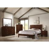 Crawley Rich Merlot 3-piece Panel Bedroom Set with Chest
